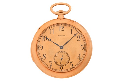 Lot 342 - Cartier - A Montre Couteau, Keyless Minute...