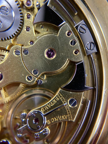 Lot 342 - Cartier - A Montre Couteau, Keyless Minute...