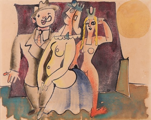 Lot 91 - Hugo Dachinger (Austrian 1908-1996) Untitled...