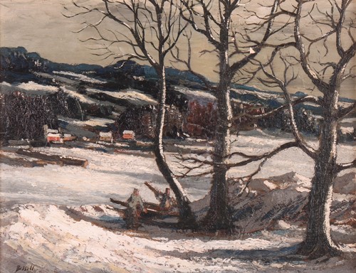 Lot 28 - George Bissill (British 1896-1973) Cutting...