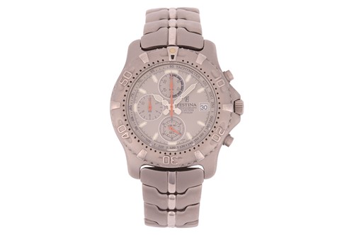 Lot 132 - Festina - A Titanium Quartz Chronograph...