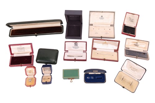 Lot 254 - A single enamel and engraved mother-of-pearl...