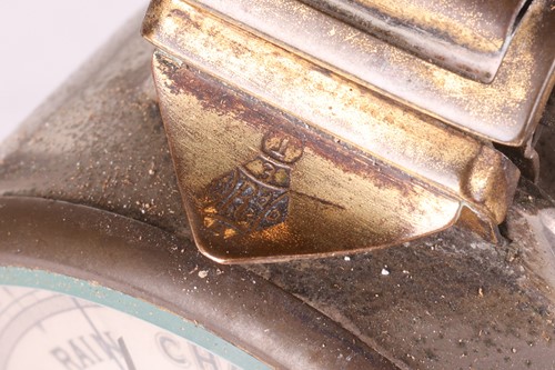 Lot Asprey & Son: an aneroid desk barometer of...