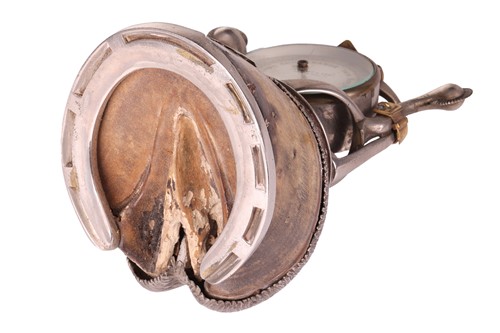 Lot Asprey & Son: an aneroid desk barometer of...