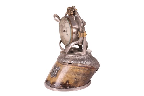 Lot Asprey & Son: an aneroid desk barometer of...