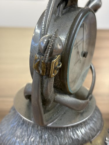 Lot Asprey & Son: an aneroid desk barometer of...