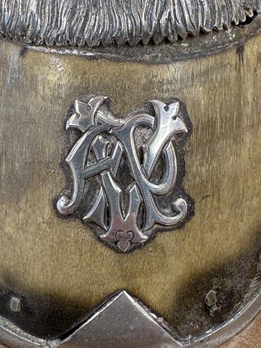 Lot Asprey & Son: an aneroid desk barometer of...