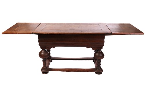 Lot 11 - A Flemish early 18th-century and later oak...