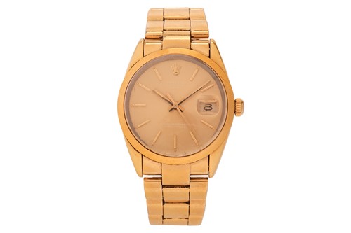 Lot 357 - Rolex – An Electroplated Oyster Perpetual Date...