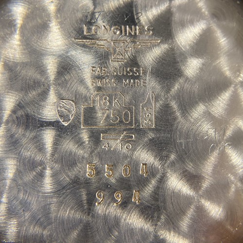 Lot 359 - Longines – An ‘18K’ Dress Watch Reference:...