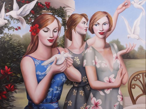 Lot 93 - Rachel Deacon (British, b. 1969) The Dove...