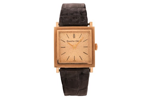Lot 375 - Bueche Girod – A 9ct Gold Dress Watch Year:...