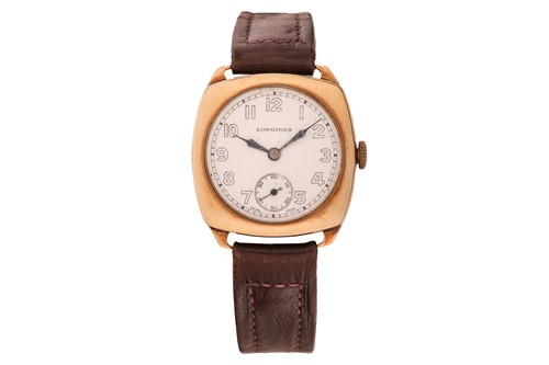 Lot 332 - Longines – A 9ct Gold Dress Watch Reference:...