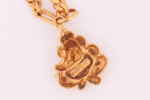 Lot 293 - A group of yellow metal jewellery; comprising...