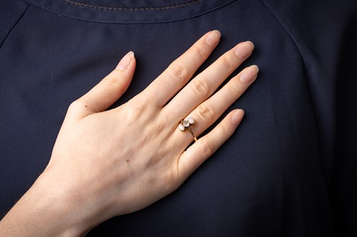 Lot 30 - An old brilliant-cut diamond and opal dress...