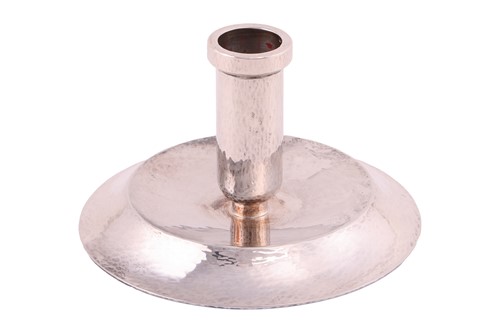 Lot 429 - A Swedish silver candlestick, circular, hand...