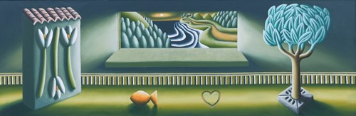 Lot 100 - Robin Mason (British b.1958) The Three Flowers,...