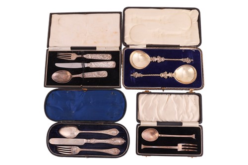 Lot 399 - A David Anderson of Norway white metal...