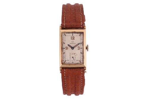 Lot 363 - Omega – A Gentleman’s Art Deco Wristwatch Year:...