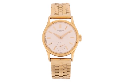 Lot 384 - Patek Philippe – An ‘18K’ Calatrava Wristwatch...