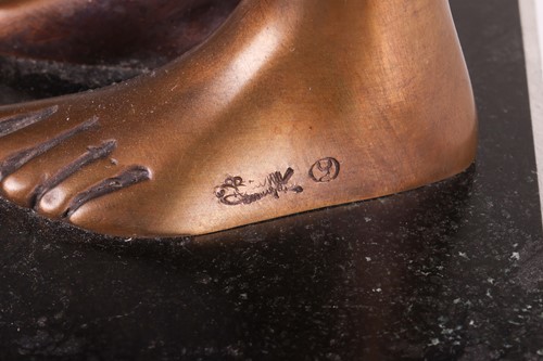 Lot Bruno Bruni (b.1935) Italian, 'The Kiss', a...