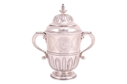 Lot 414 - A George I Britannia standard silver loving...