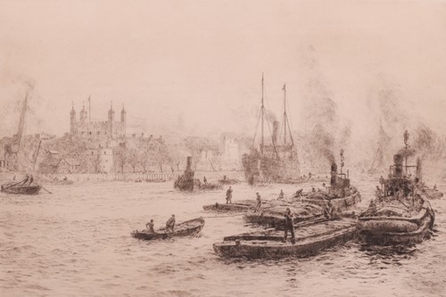 Lot 16 - William Lionel Wyllie (British 1851-1931) The...