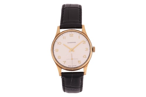 Lot 336 - Garrard – A 9ct Gold Dress Watch Reference:...