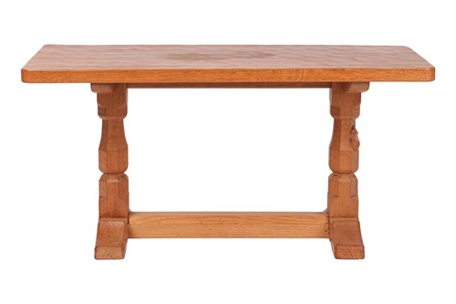 Lot 3 - Robert 'Mouseman' Thompson: an adzed oak...