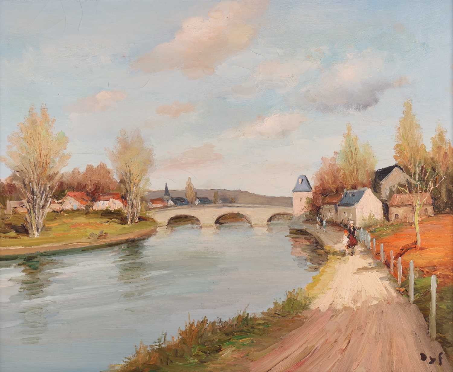 Lot Marcel Dyf (French 1899-1985) Villeneuve sur...