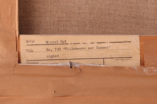 Lot Marcel Dyf (French 1899-1985) Villeneuve sur...