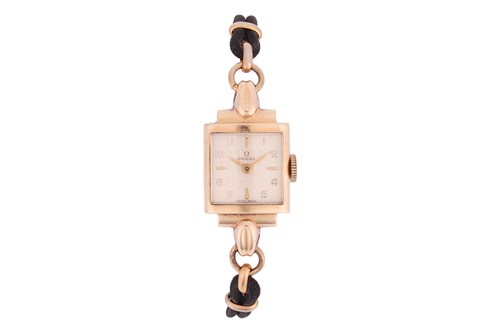 Lot 164 - Omega – A Lady’s 9ct Gold Dress Watch...