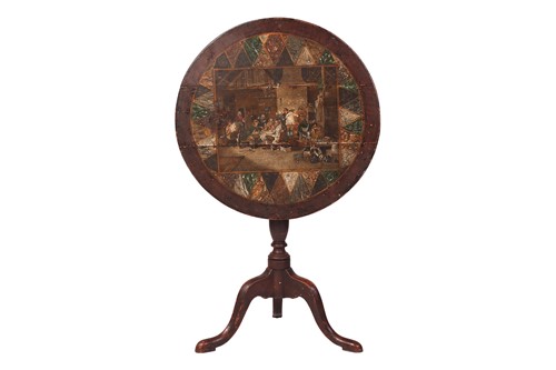 Lot 38 - A George III mahogany snap-top occasional...