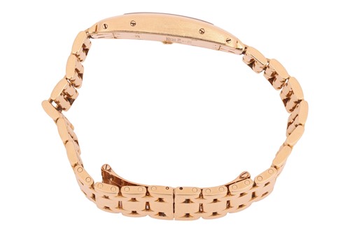 Lot 201 - Cartier – An ‘18K’ Tank Americaine Wristwatch...