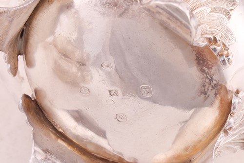 Lot 415 - A William IV four-piece silver tea service of...