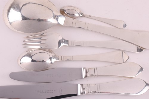 Lot 432 - Georg Jensen - a Danish sterling silver...