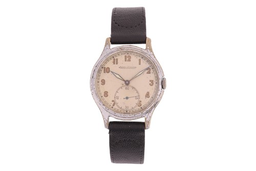 Lot 355 - Jaeger-LeCoultre – A Chrome-Plated Wristwatch...