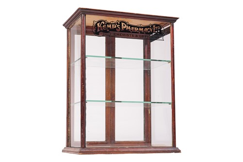 Lot 6 - An early 20th century mahogany counter top...