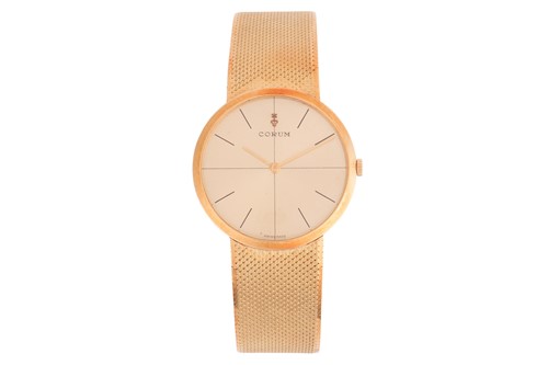 Lot 360 - Corum – An ‘18K’ Dress Watch Bezel: Smooth...