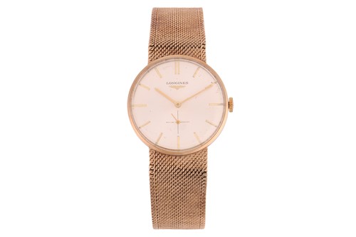 Lot 358 - Longines – A 9ct Gold Dress Watch Reference:...