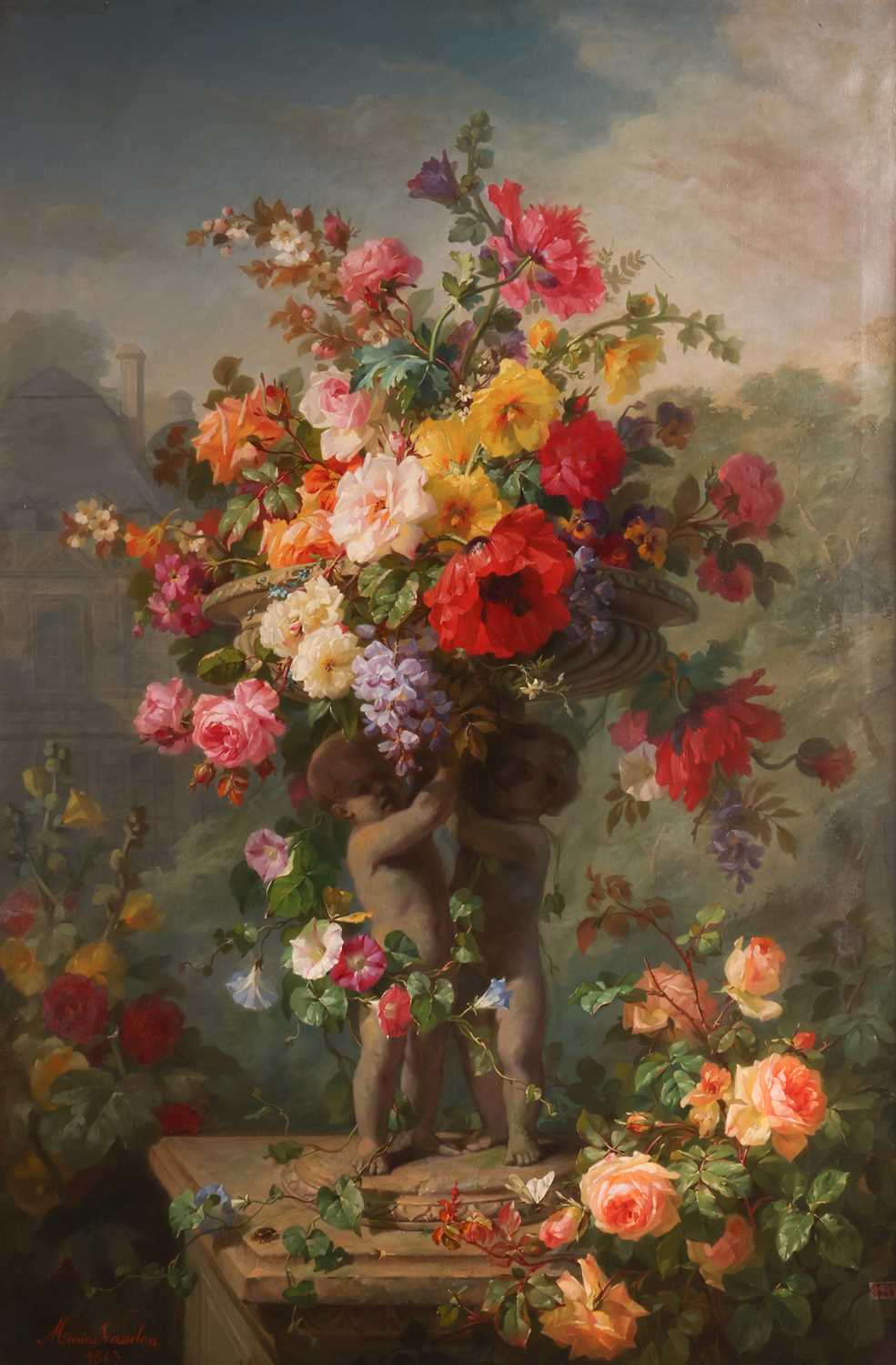 Lot Marius Vasselon (French 1841-1924) Still Life...