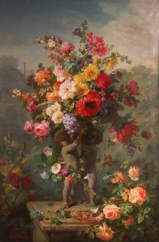 Lot Marius Vasselon (French 1841-1924) Still Life...