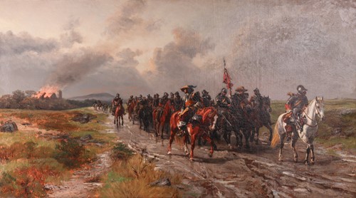 Lot Ernest Crofts (British, 1847 - 1911) Ironsides...