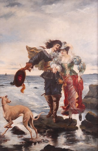 Lot 33 - Edmond Louis Dupain (French 1847-1933) A...