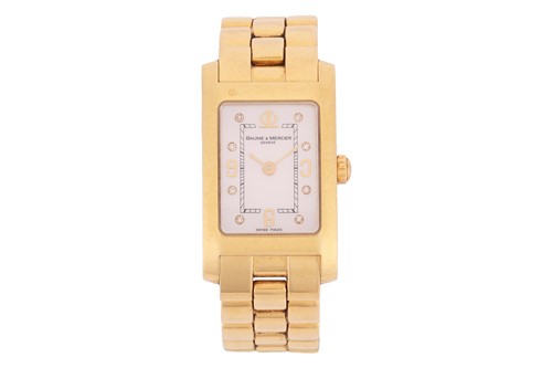 Lot Baume & Mercier – An 18ct Yellow Gold Hampton...