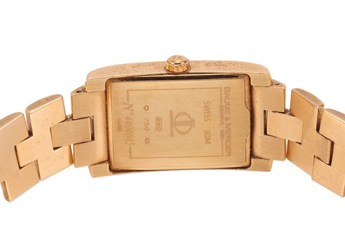 Lot Baume & Mercier – An 18ct Yellow Gold Hampton...