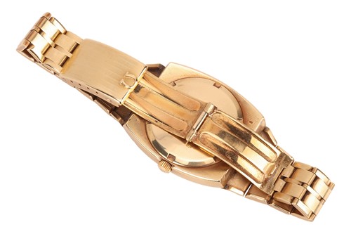 Lot 203 - Omega – An ‘18K’ Gold Automatic Constellation...