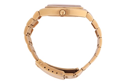 Lot 203 - Omega – An ‘18K’ Gold Automatic Constellation...