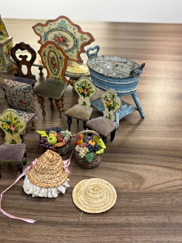 Lot 1 - A large German pine dolls house, late 19th...