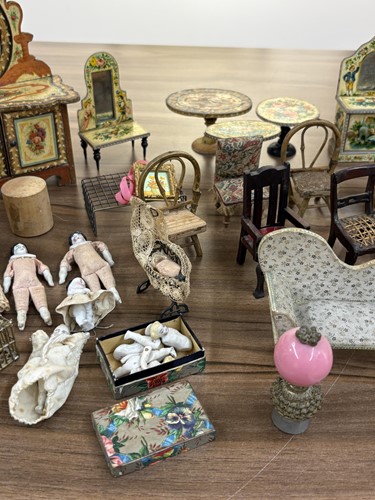 Lot 1 - A large German pine dolls house, late 19th...